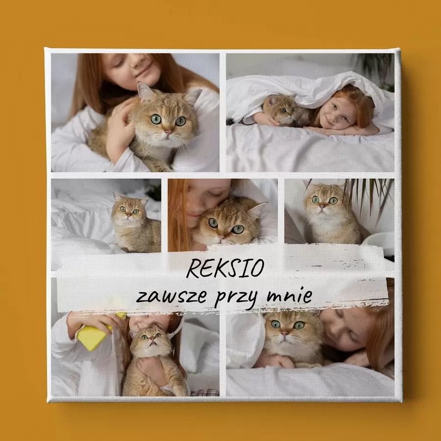 Obraz Fotokolaż na płótnie jako prezent dla córki s47597