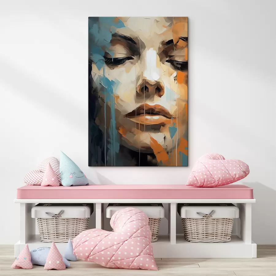Obraz Abstrakcyjny portret s47348