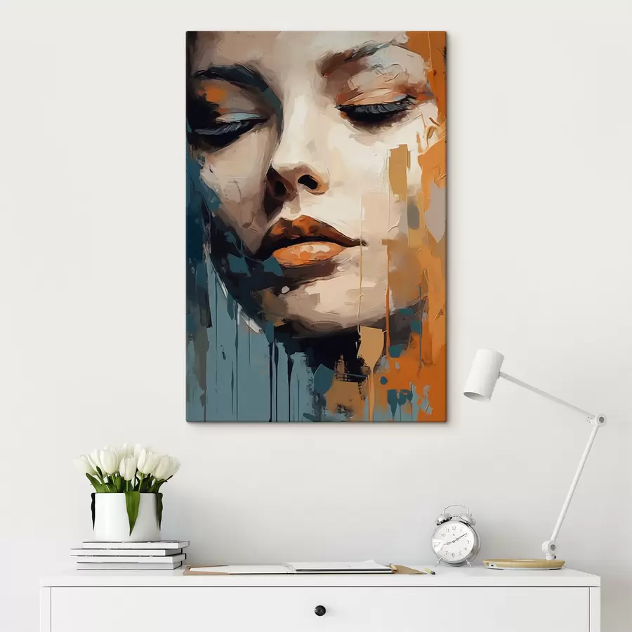 Obraz Abstrakcyjny portret s47349