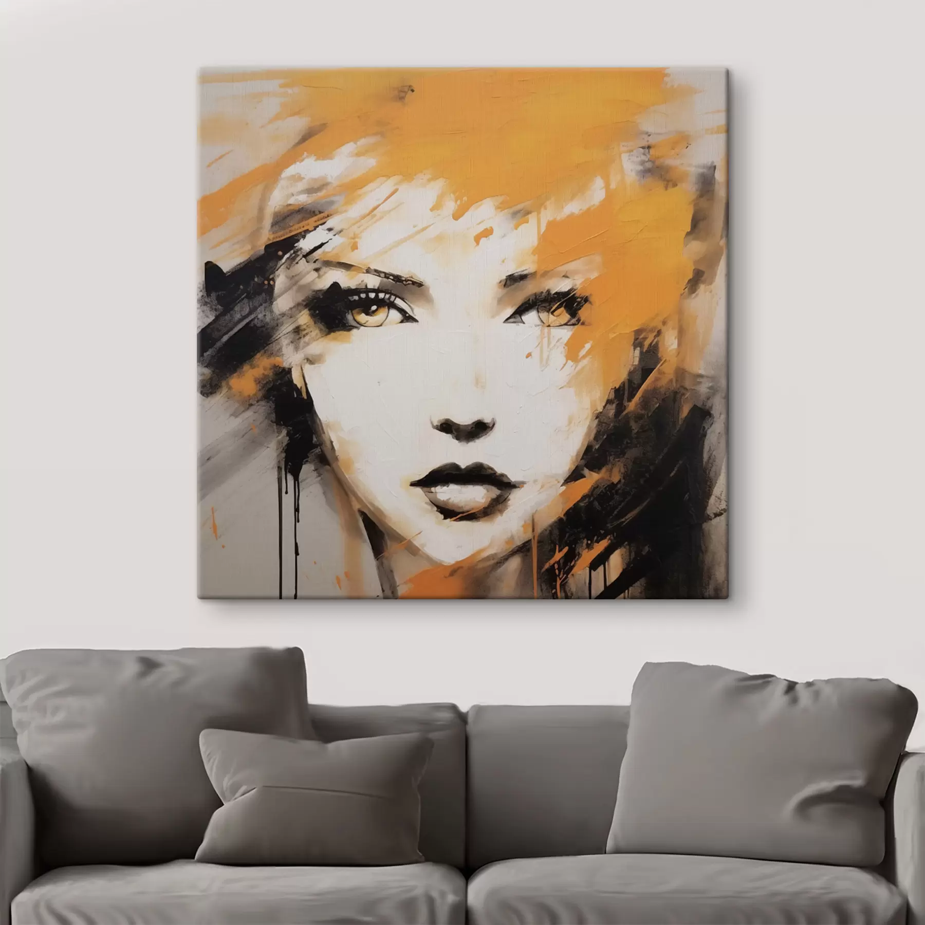 Obraz Abstrakcyjny portret s47351