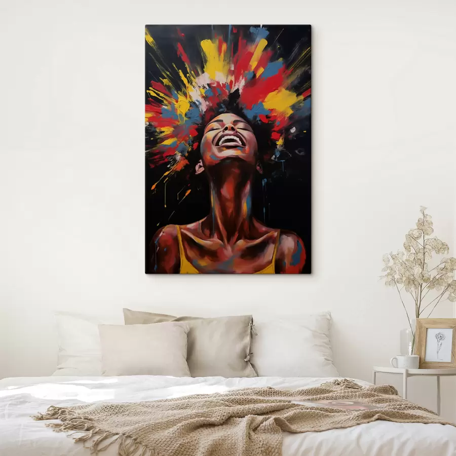 Obraz Kolorowa eksplozja farby s47368