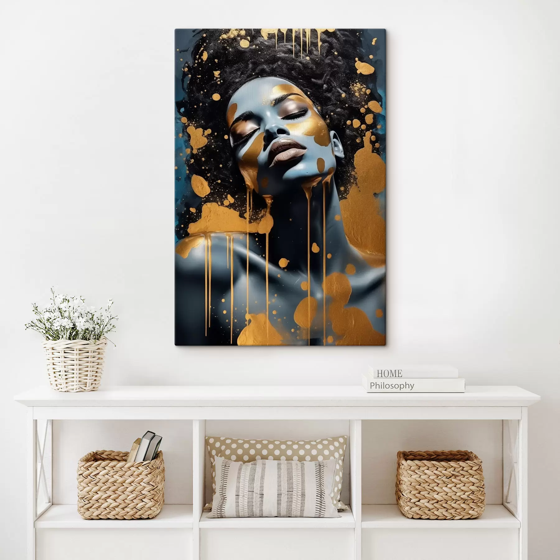 Obraz Abstrakcyjny kwiat s47381