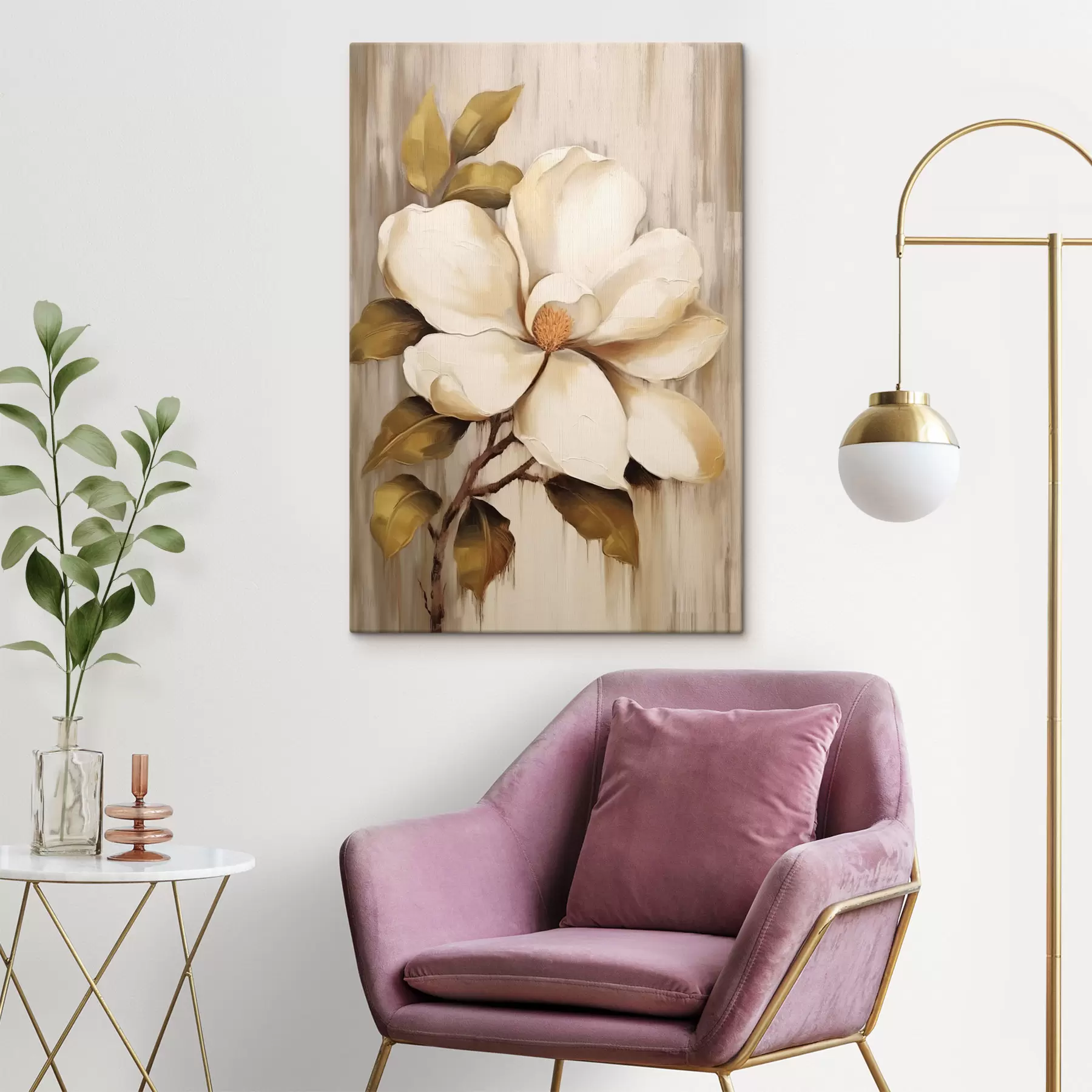 Obraz Abstrakcyjny kwiat s47382