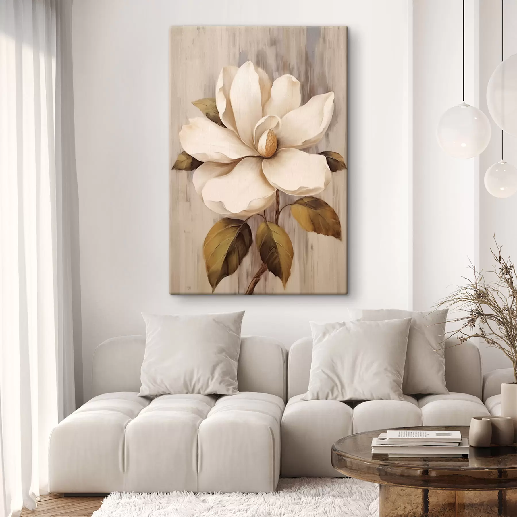 Obraz Abstrakcyjny kwiat s47383