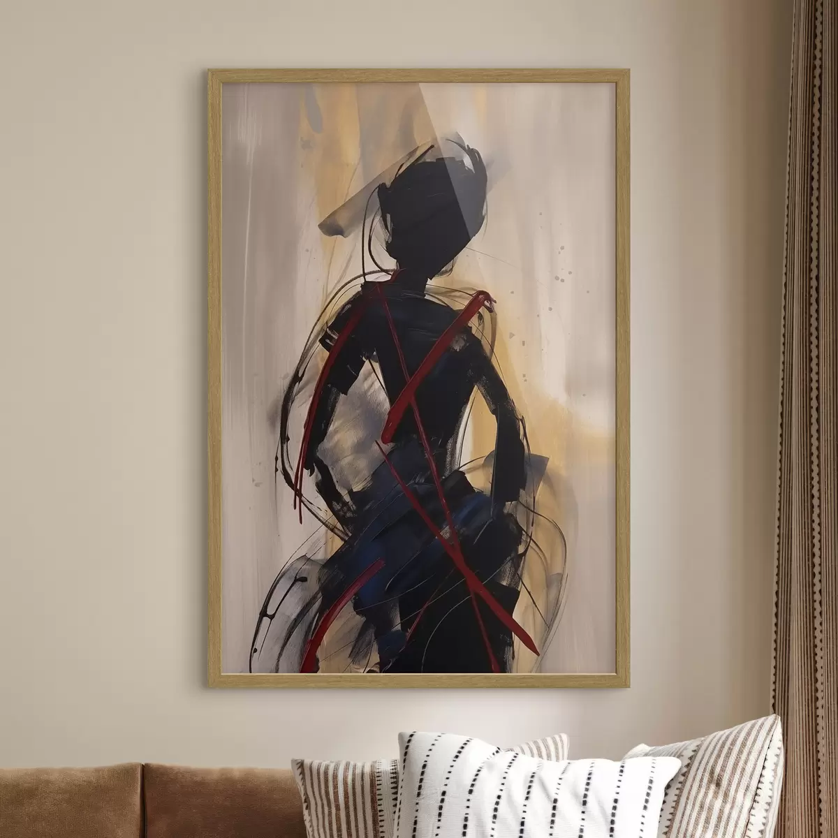 Plakat Abstrakcyjna sylwetka f47344