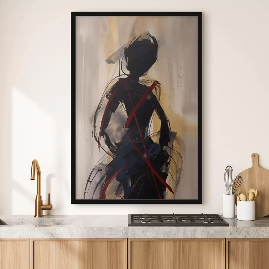 Fototapeta Abstrakcyjna sylwetka f47344