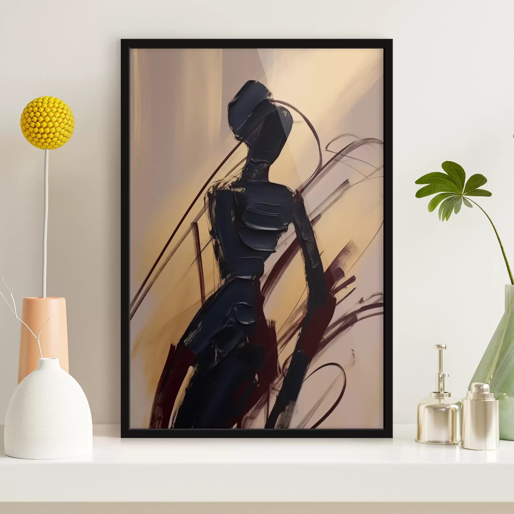 Fototapeta Abstrakcyjna sylwetka f47345