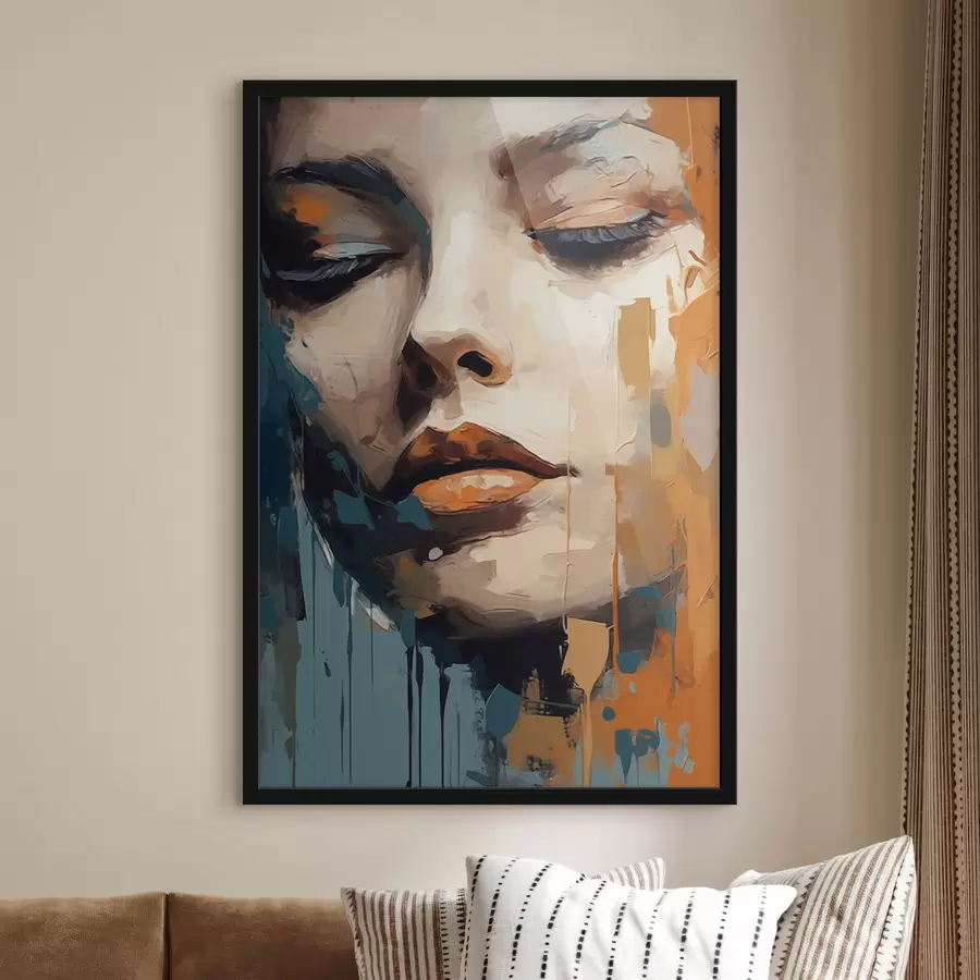 Fototapeta Abstrakcyjny portret f47349