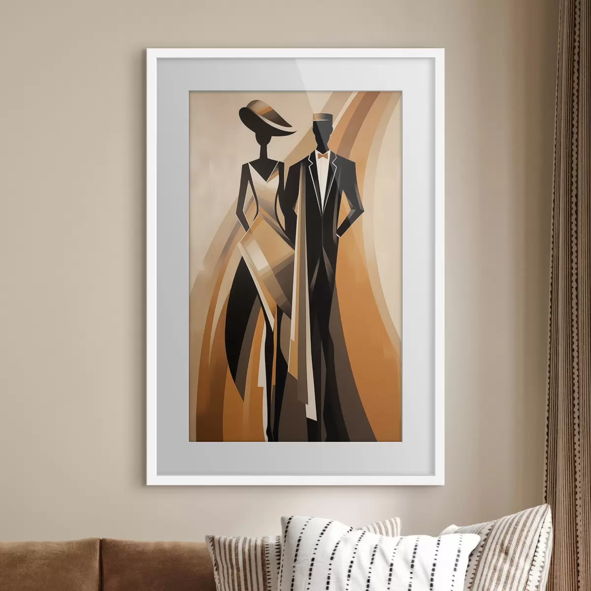 Plakat Streszczenie para f47357
