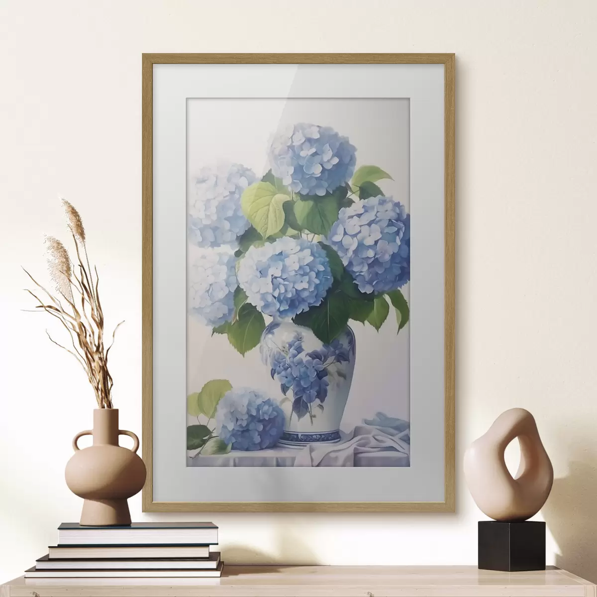 Plakat Hortensje w wazonie f47360