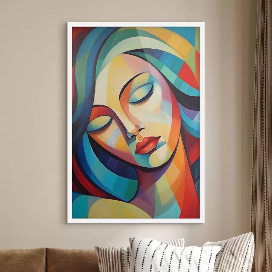 Fototapeta Abstrakcyjny portret dziewczyny f47363