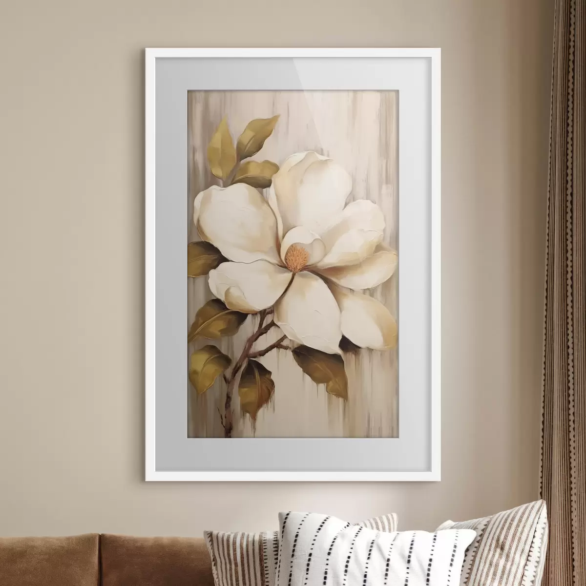 Plakat Abstrakcyjny kwiat f47382