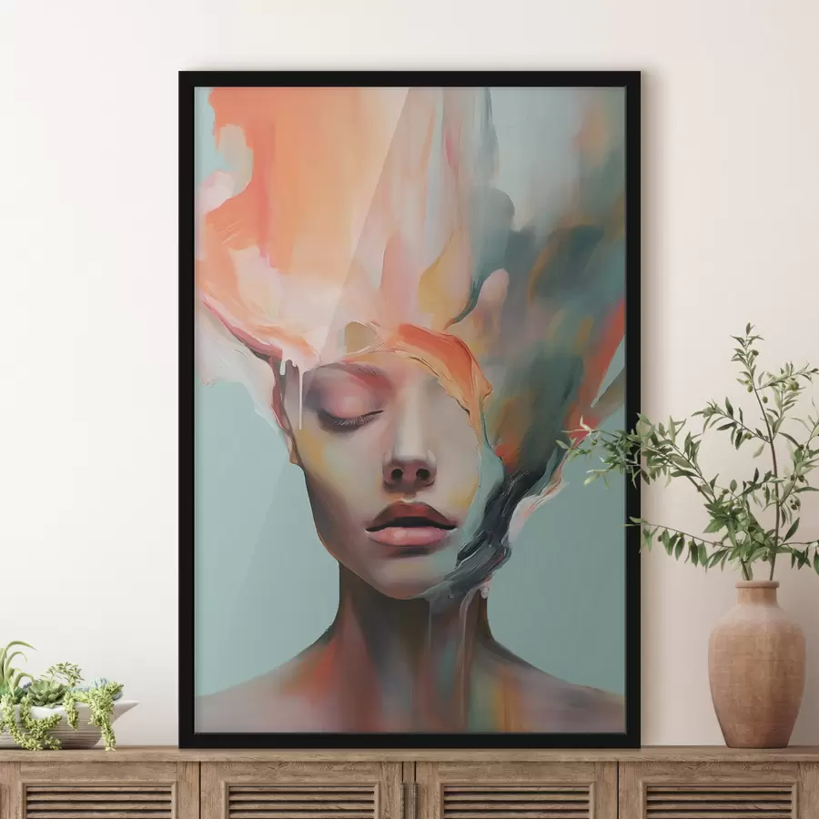 Fototapeta Abstrakcyjny portret dziewczyny f47389