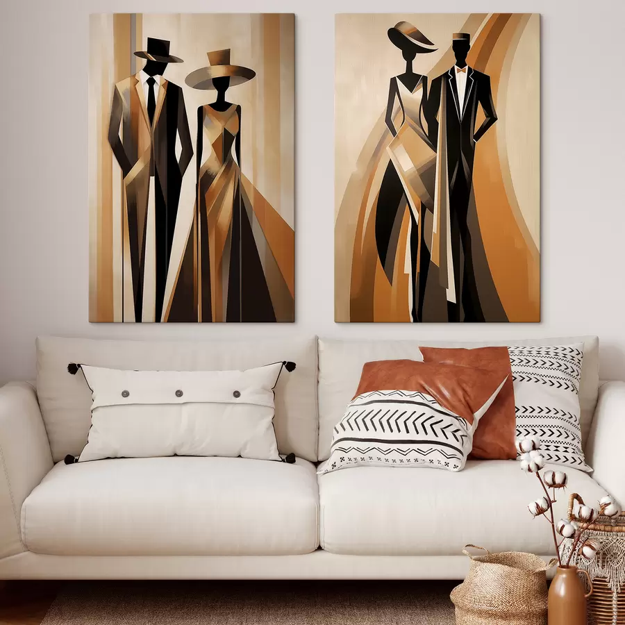 Obraz Streszczenie para m01200