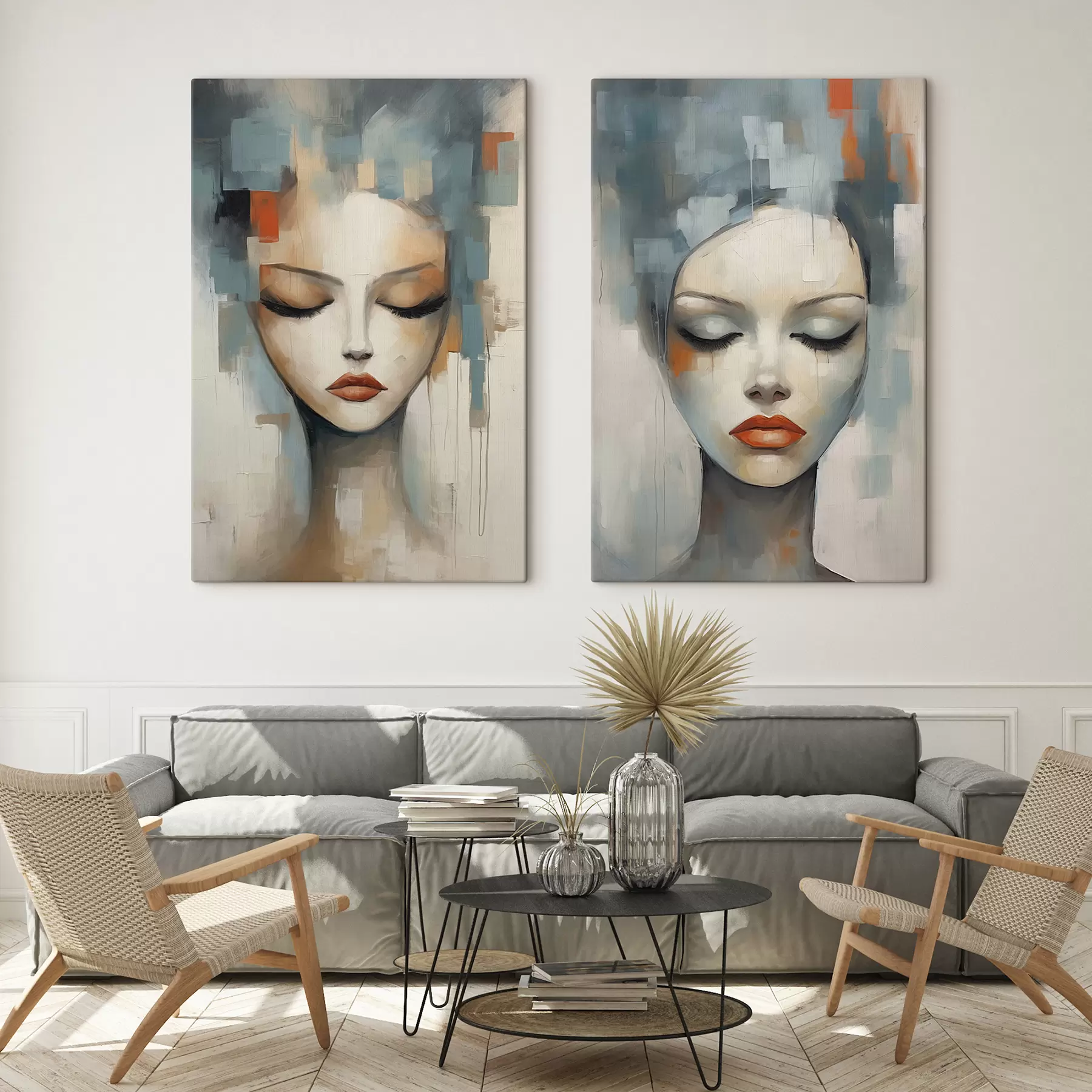 Obraz Abstrakcyjne portrety m01204