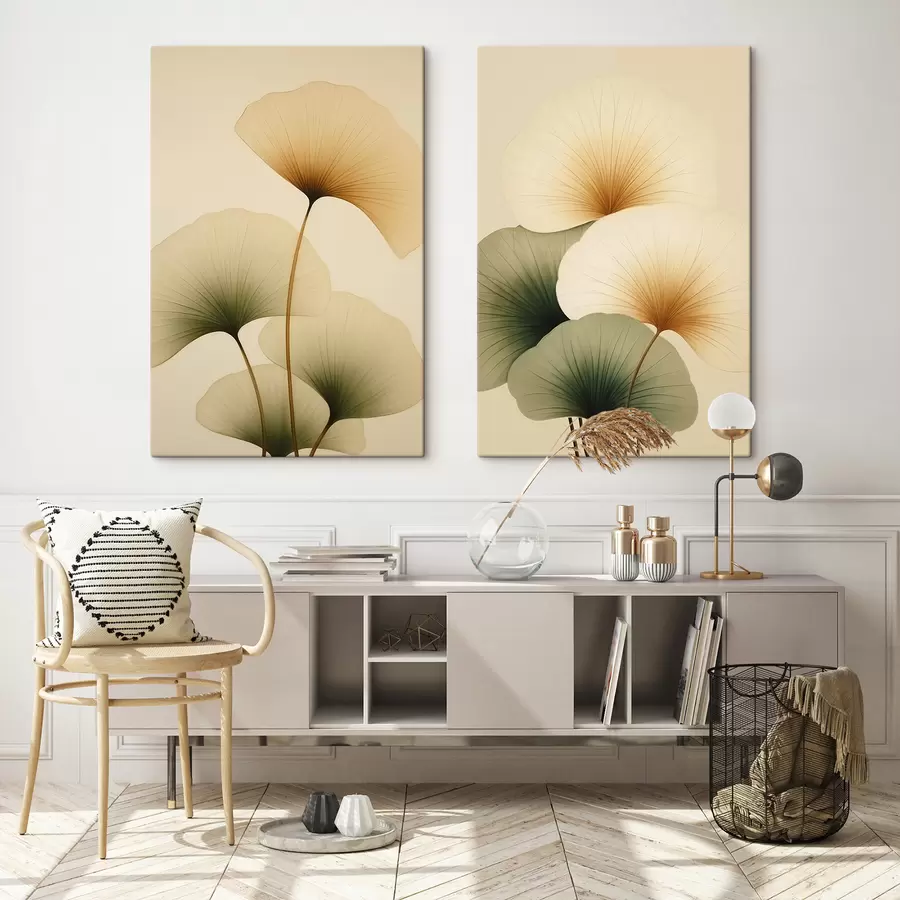 Obraz Liście miłorzębu m01213