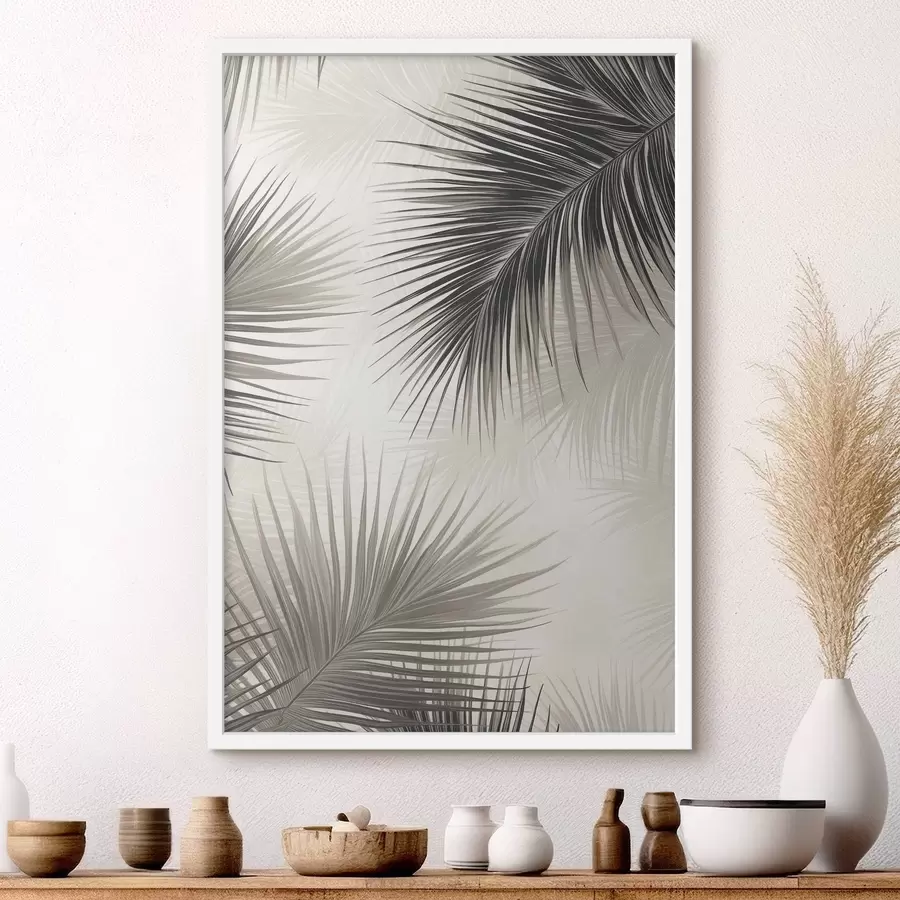 Fototapeta Malowane gałęzie palmowe f47505