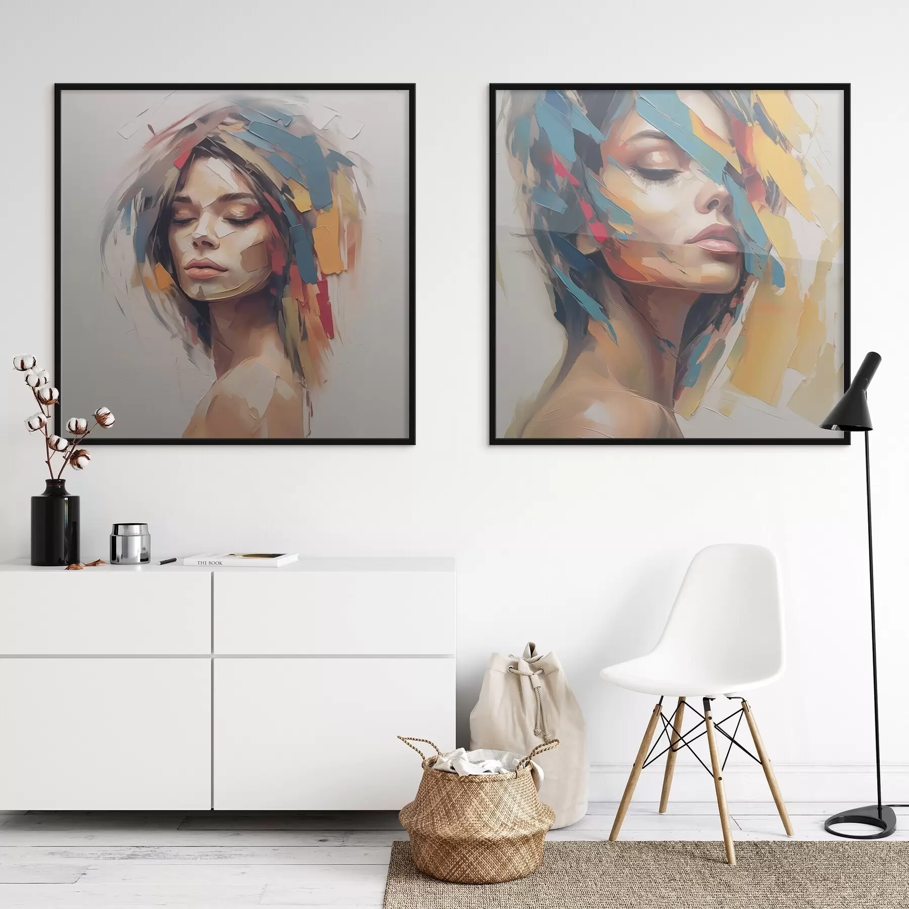 Fototapeta Abstrakcyjny portret kobiety d01081