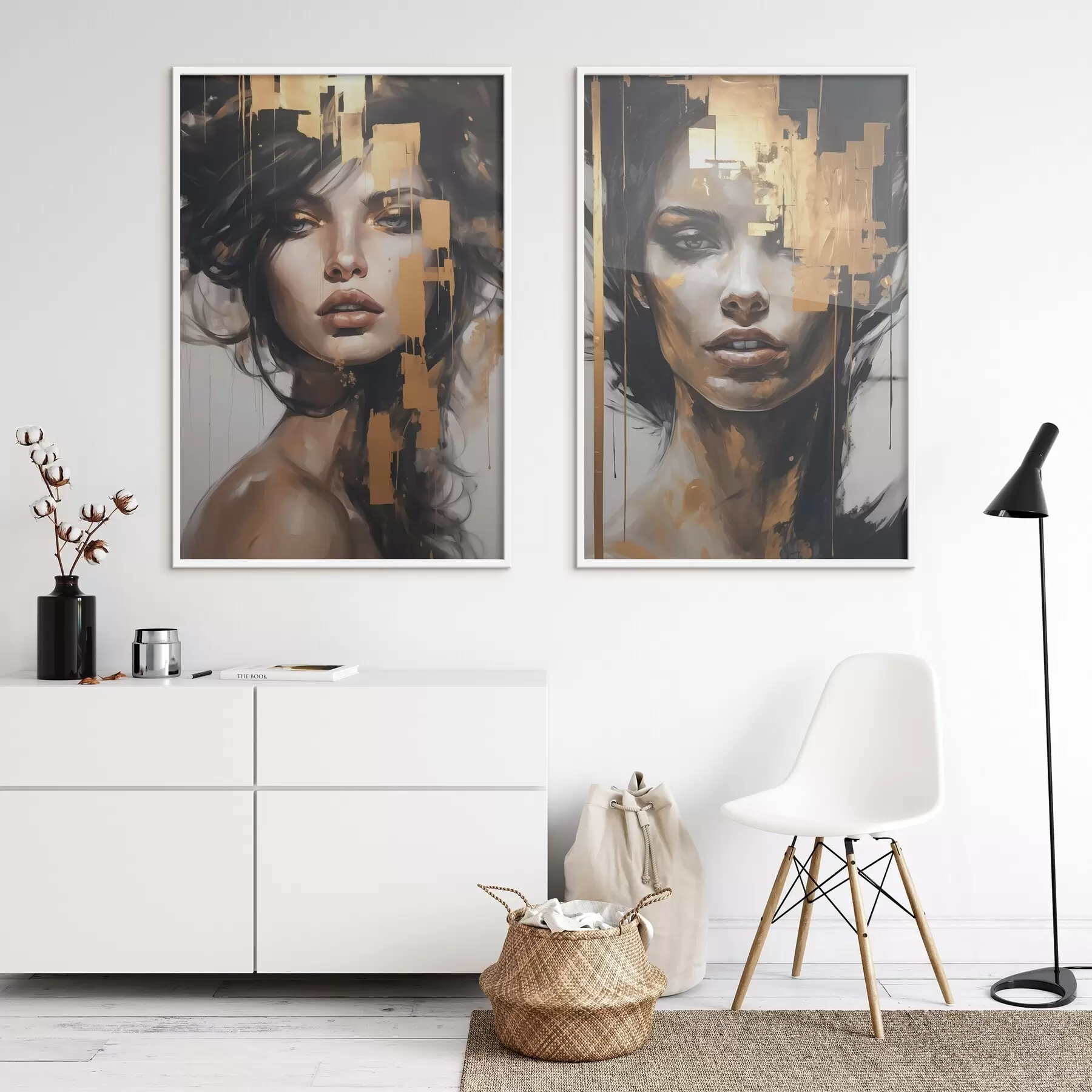 Fototapeta Abstrakcyjny portret dziewczyny d01082