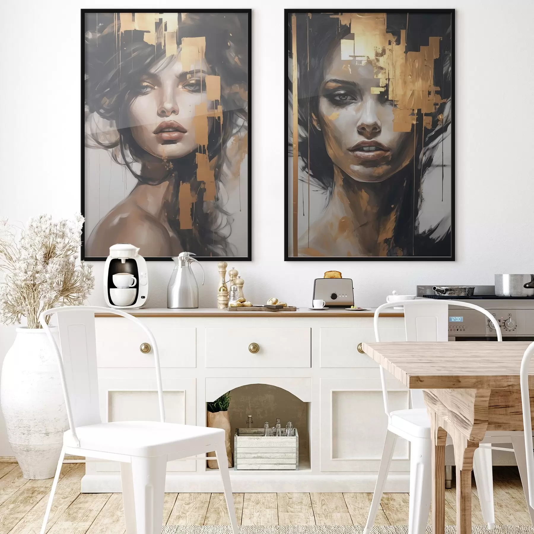 Fototapeta Abstrakcyjny portret dziewczyny d01082