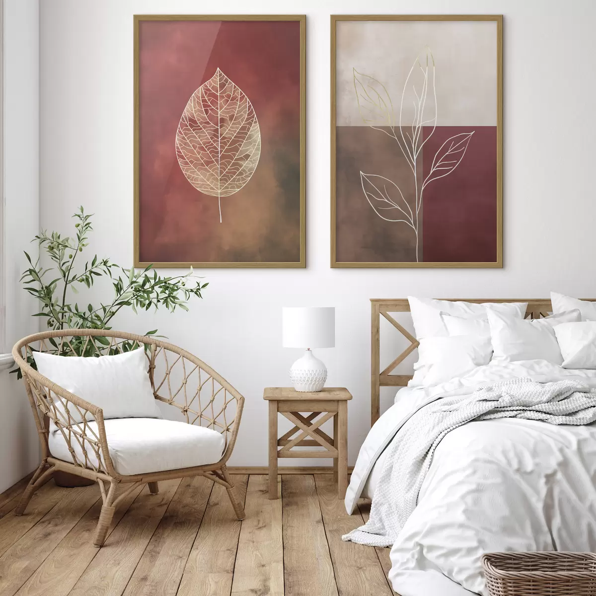 Plakat Liście d01140