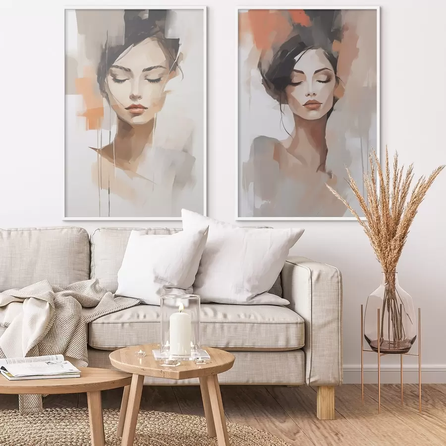 Fototapeta Abstrakcyjny portret dziewczyny d01159