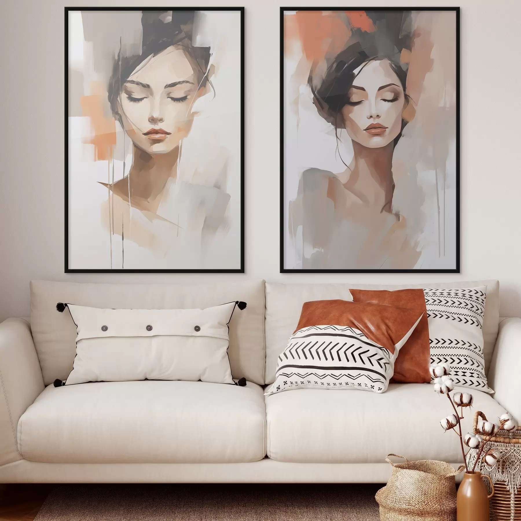 Fototapeta Abstrakcyjny portret dziewczyny d01159