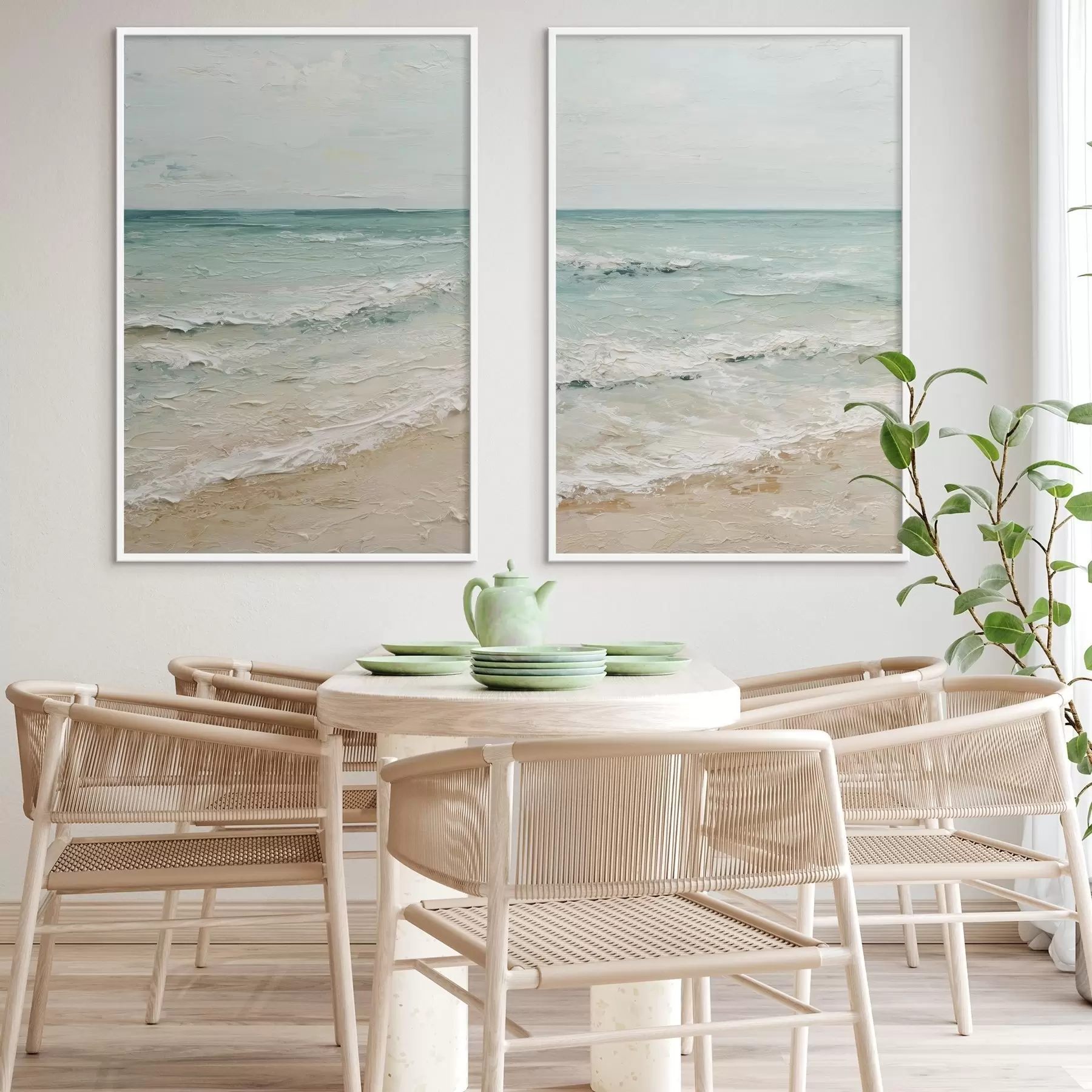 Fototapeta nadmorskie w stylu malarstwa olejnego d01170