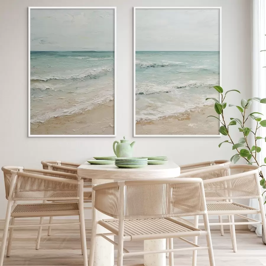 Fototapeta nadmorskie w stylu malarstwa olejnego d01170