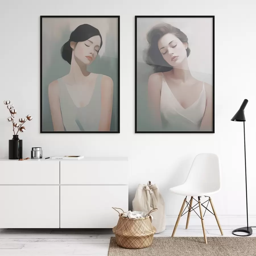 Fototapeta Dziewczyna z zamkniętymi oczami d01188