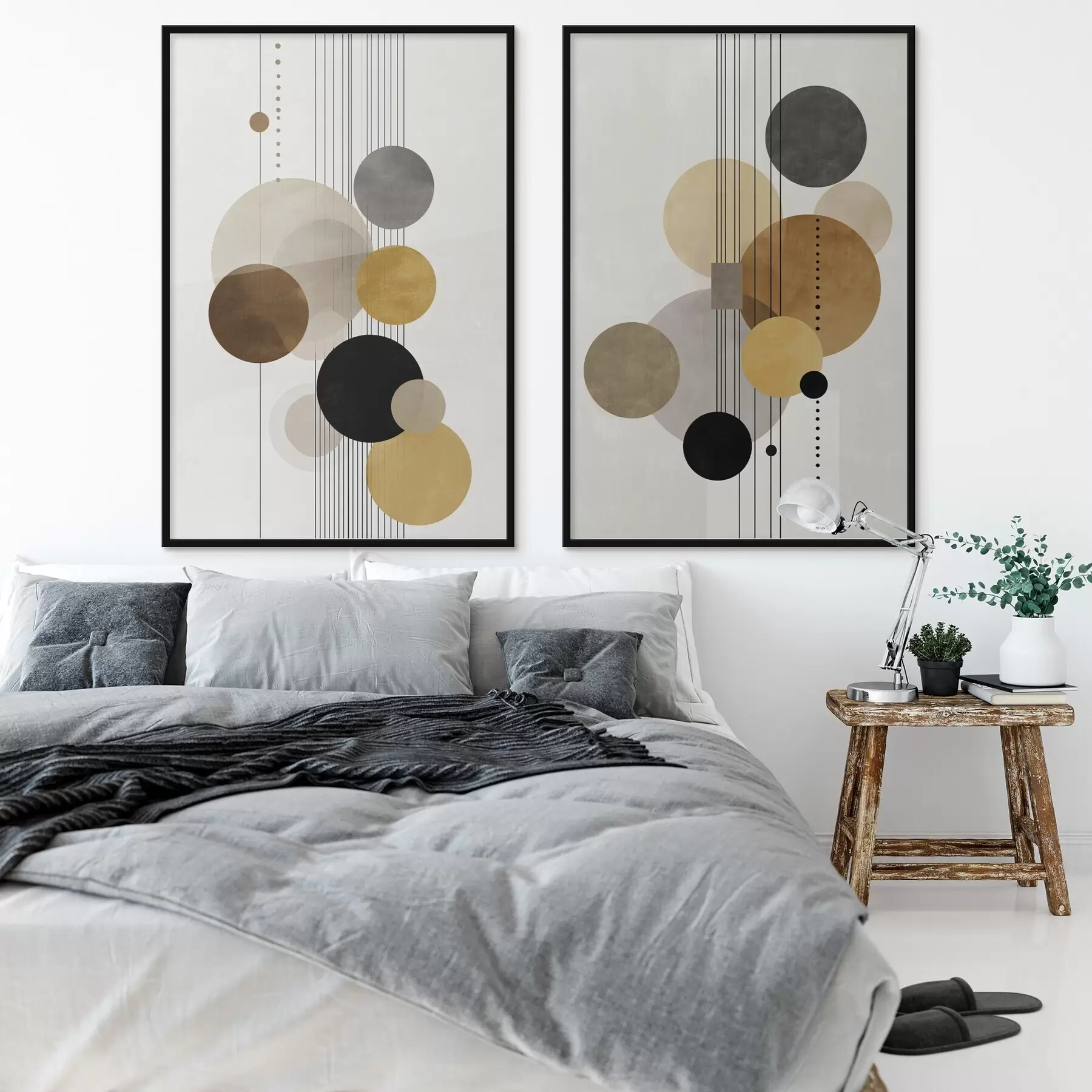 Fototapeta abstrakcja z okręgami i liniami w ciepłych kolorach d01182