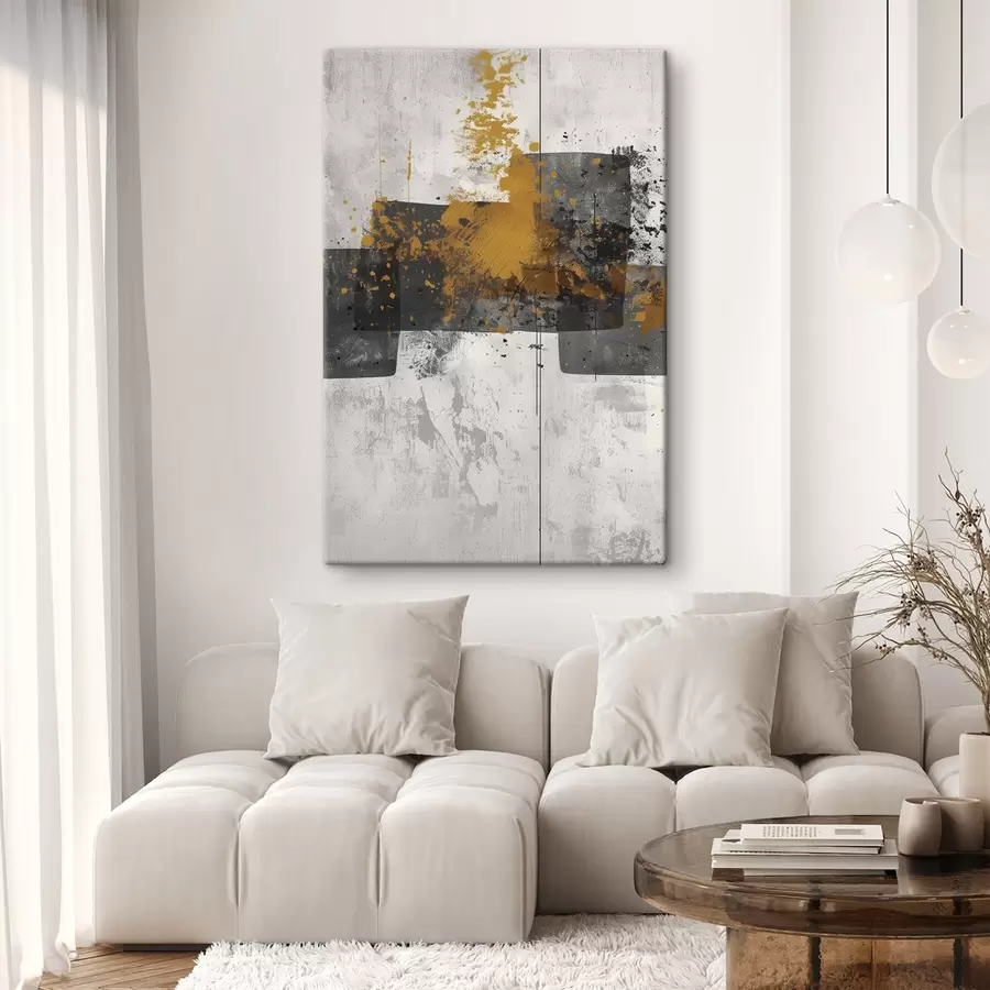 Obraz Abstrakcyjne kształty na betonowym tle s47636