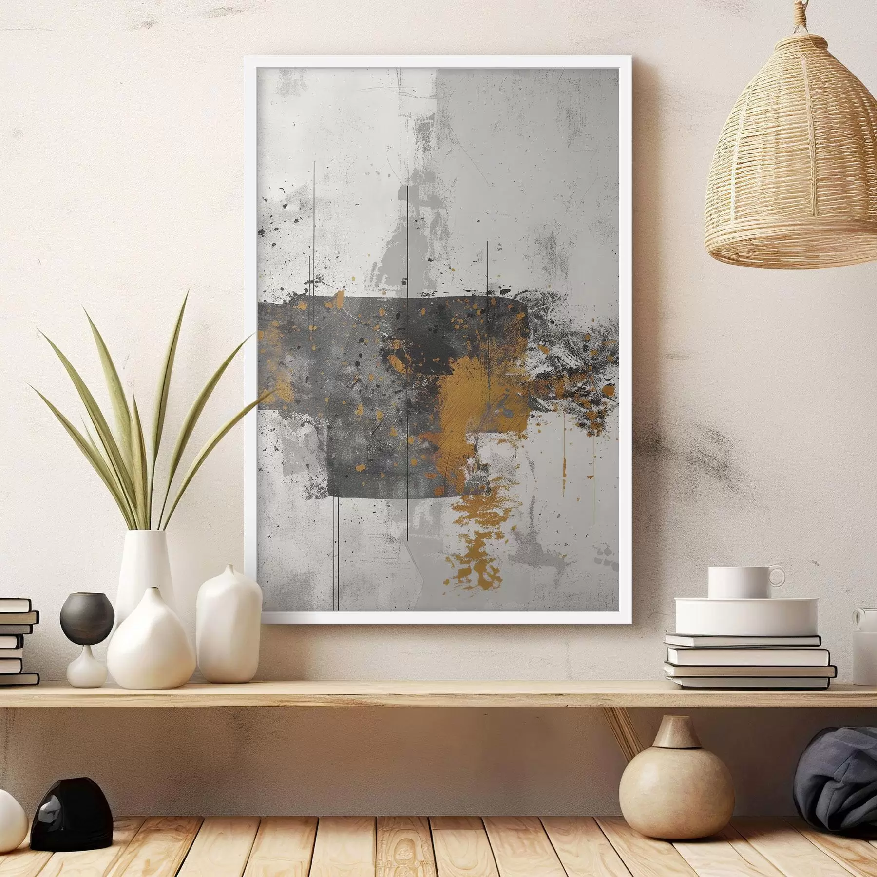 Fototapeta Abstrakcja, rozpryski, imitacja farby na betonowym tle f47637