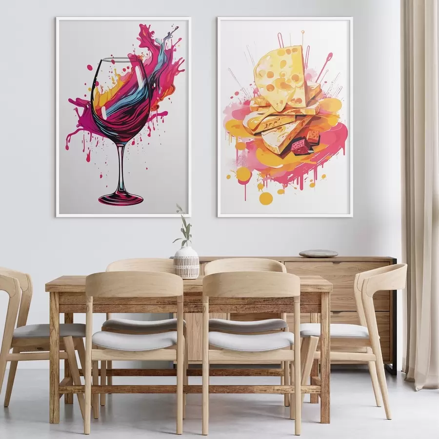 Fototapeta Wino i ser d00551