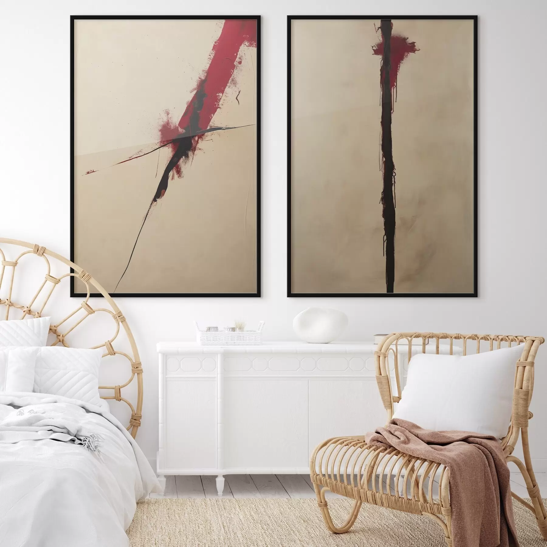 Fototapeta Czerwona abstrakcja d01215