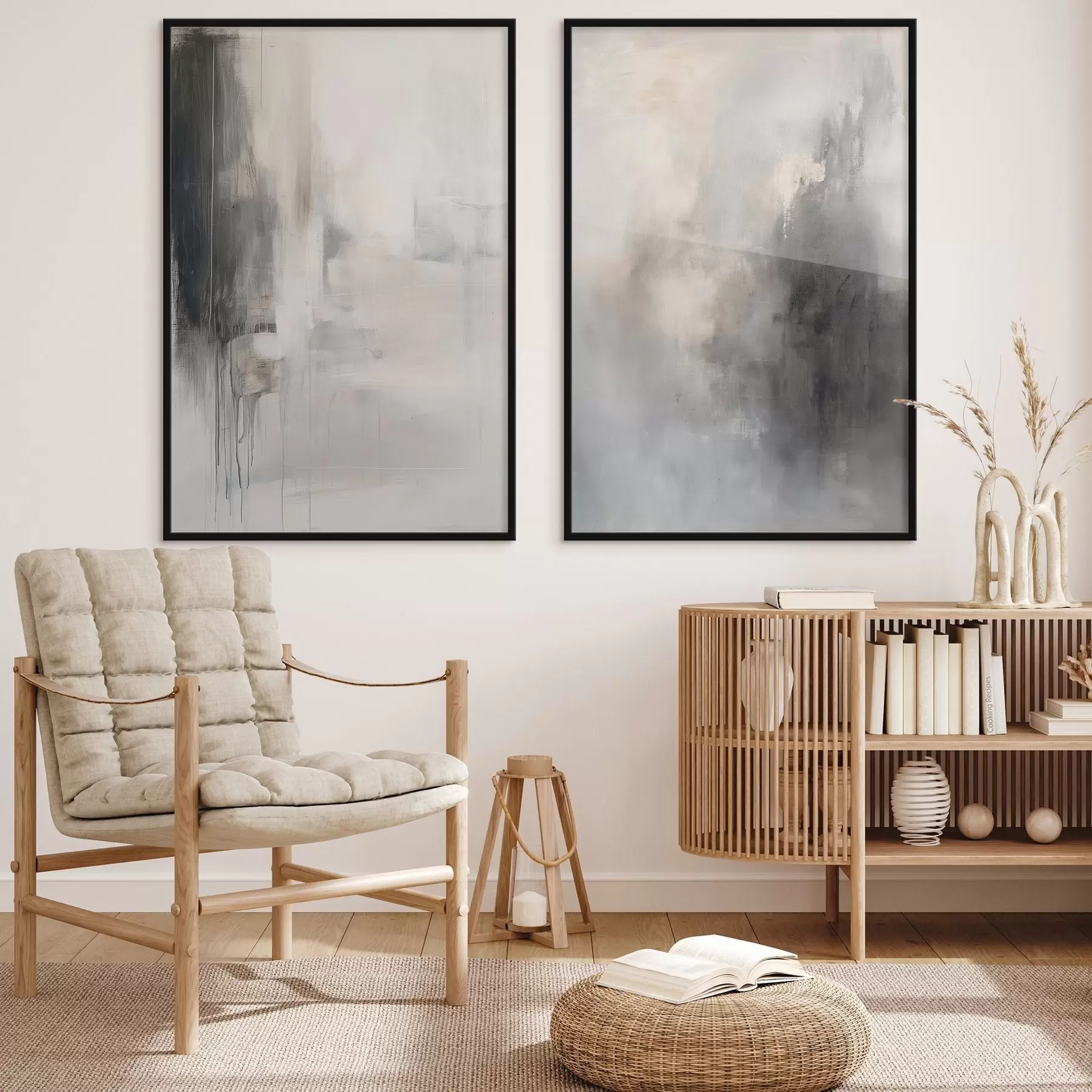 Fototapeta Abstrakcyjna kompozycja w neutralnych odcieniach d01216