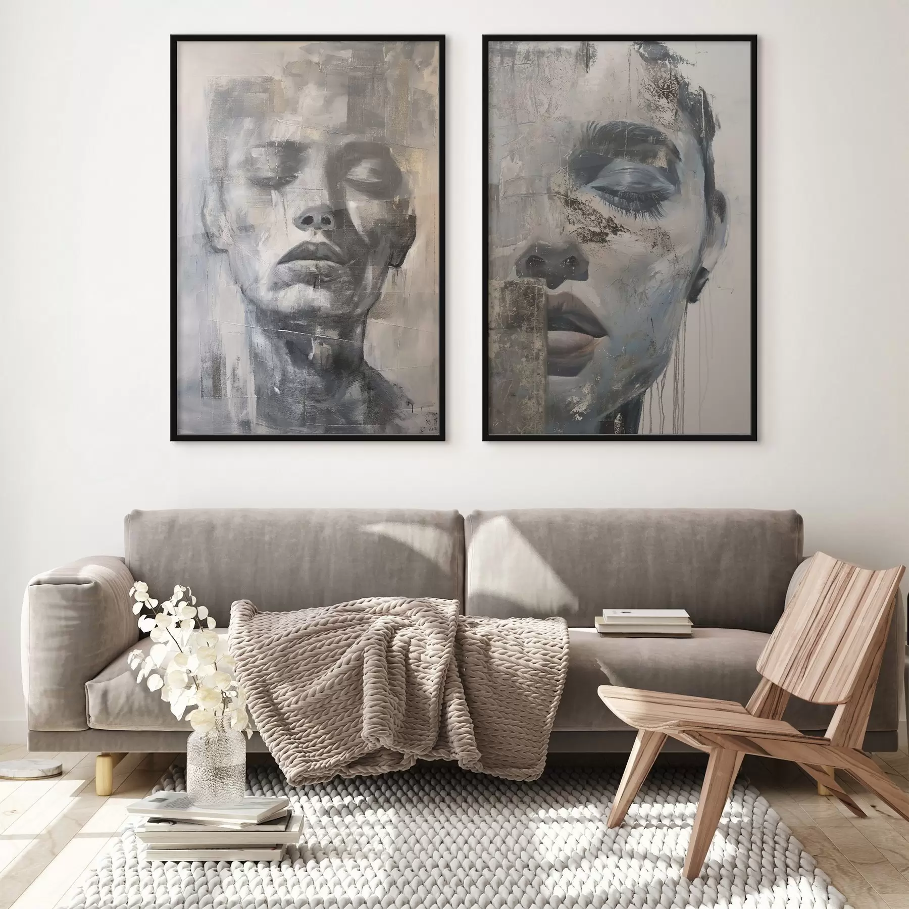 Fototapeta Współczesny abstrakcyjny portret kobiety d01232