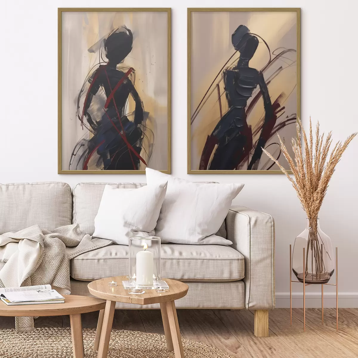 Plakat Abstrakcyjne sylwetki d01194