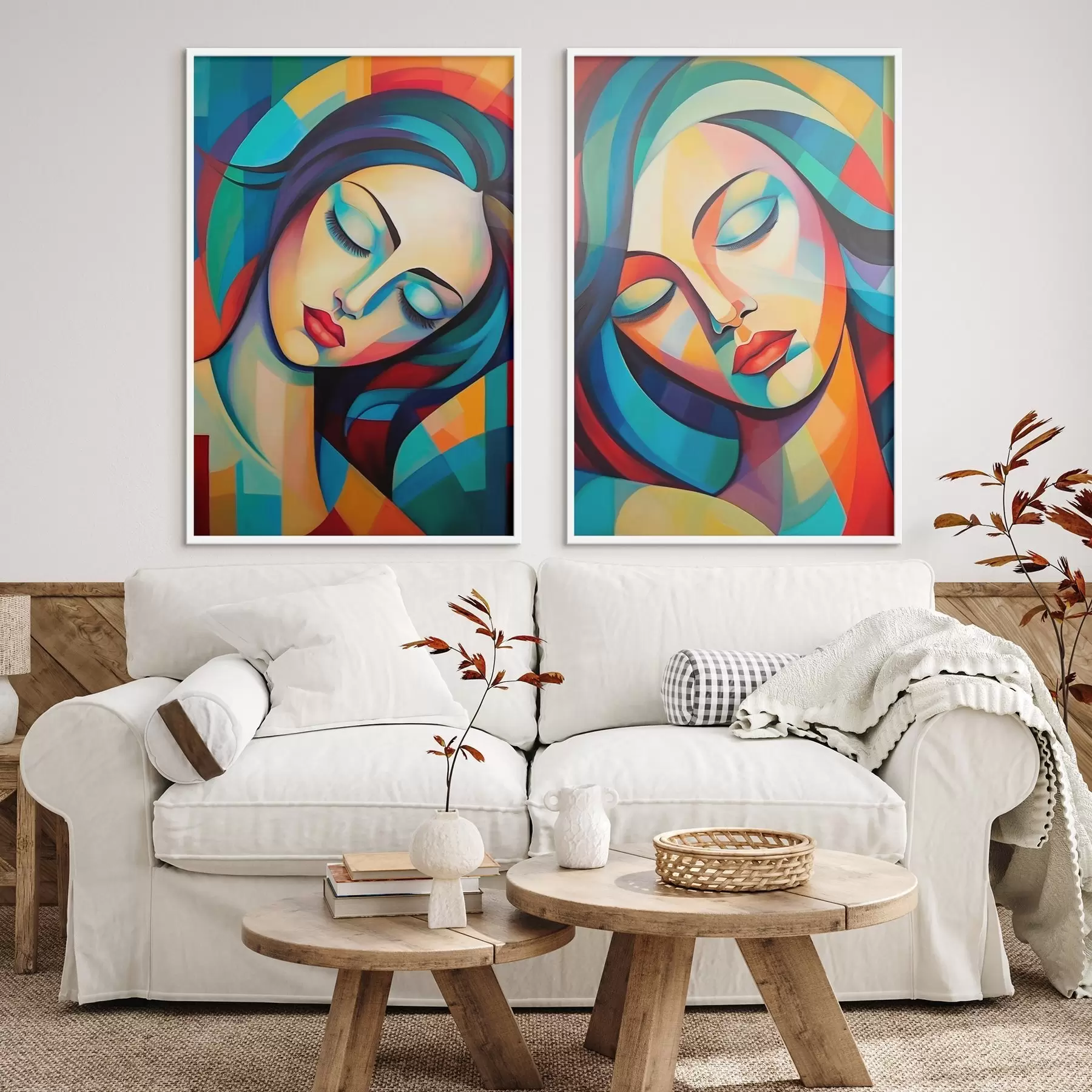 Fototapeta Abstrakcyjne portrety d01203