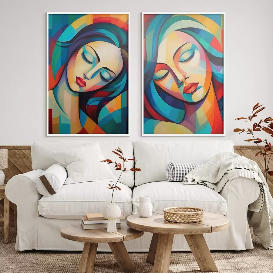 Fototapeta Abstrakcyjne portrety d01203