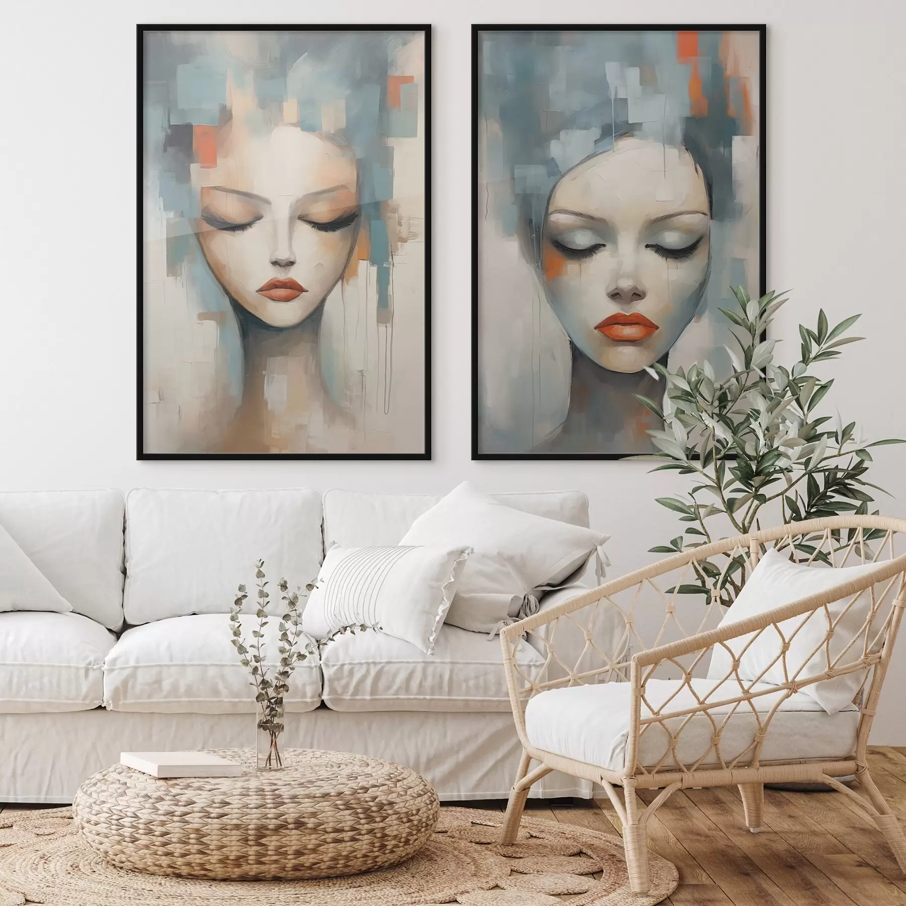 Fototapeta Abstrakcyjne portrety d01204