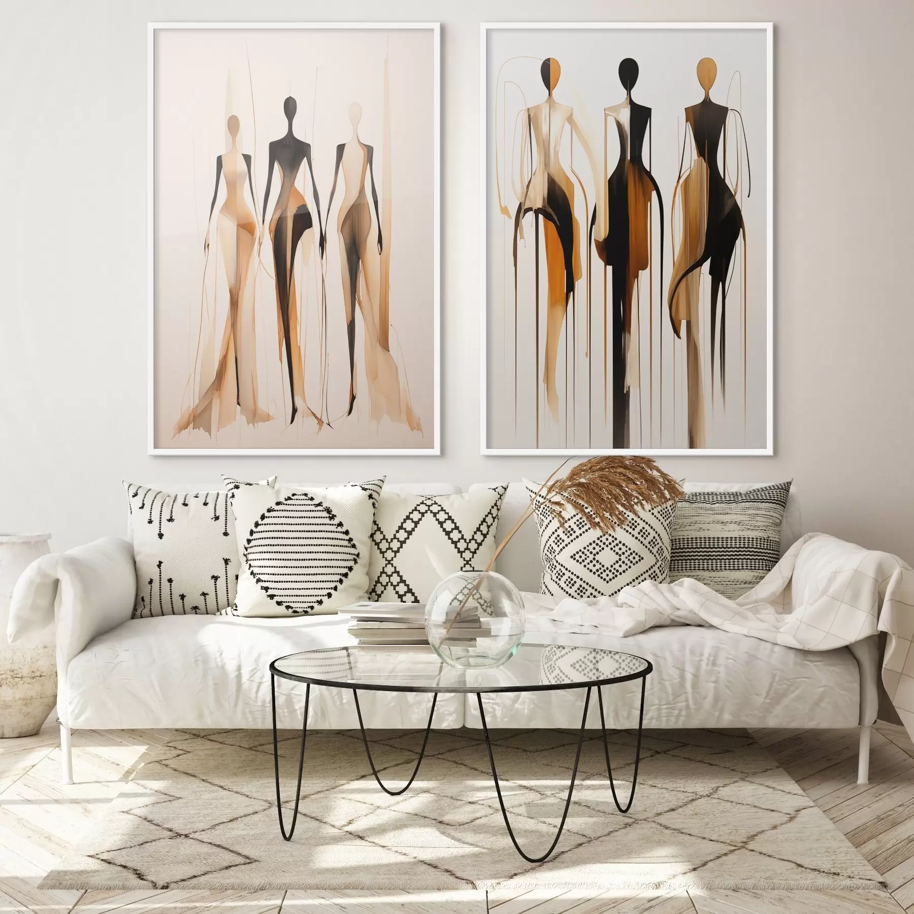 Fototapeta Abstrakcyjne sylwetki d01214