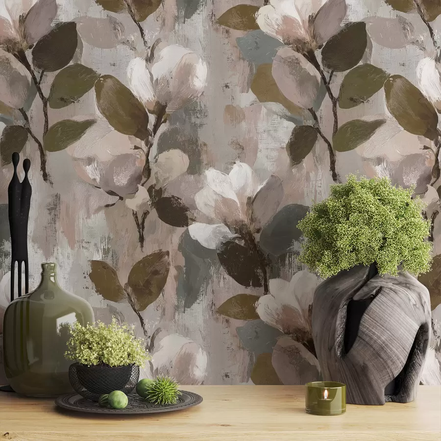 Fototapeta Kwiatowe pociągnięcia pędzla a00968v1