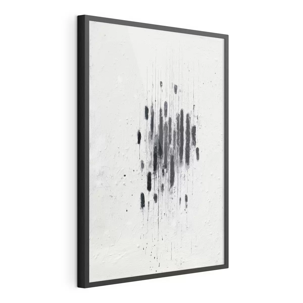 Plakat Sztuka minimalistyczna z wyrazistymi pociągnięciami pędzla i rozmytych krawędziach w nowoczesnym stylu malarskim f46957