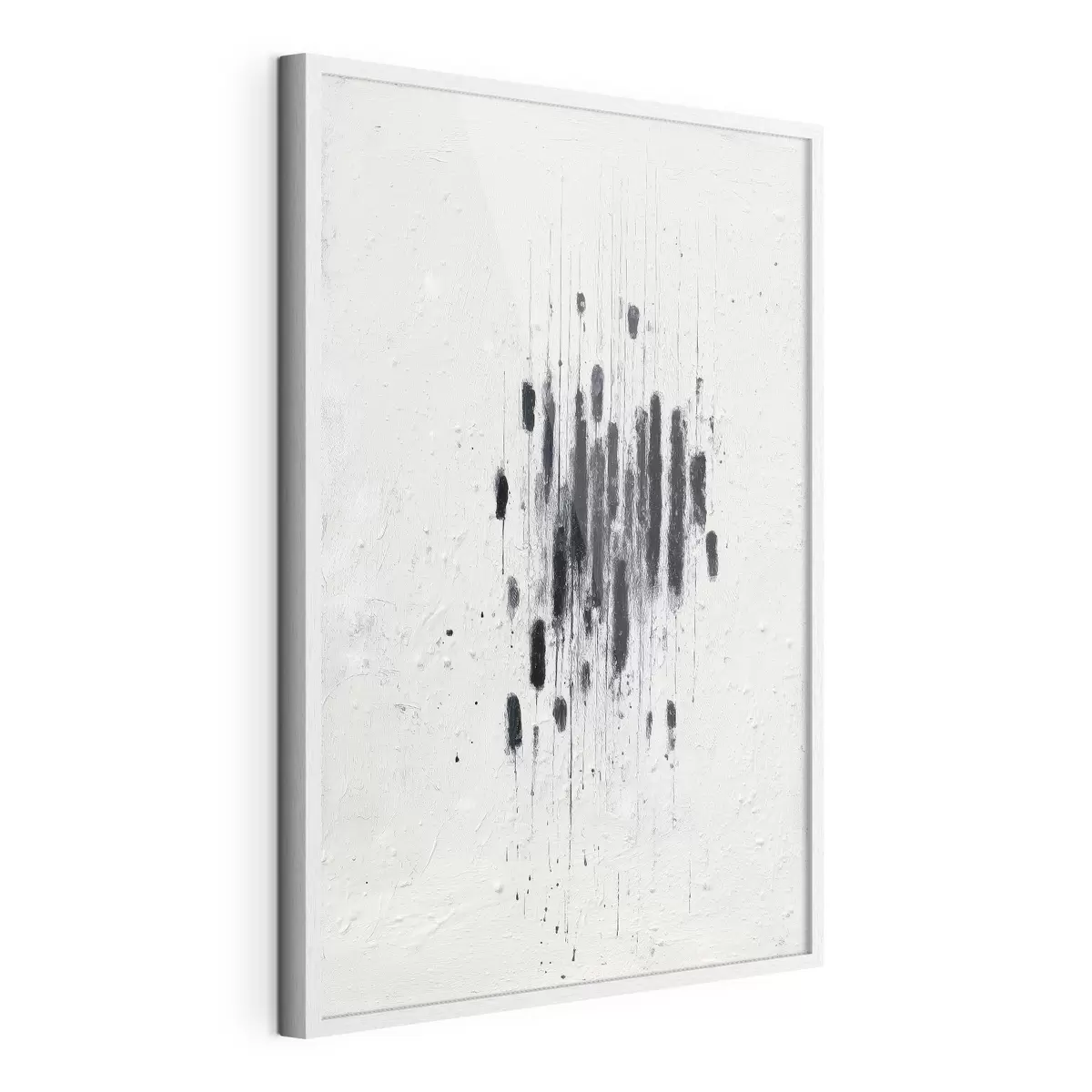 Plakat Sztuka minimalistyczna z wyrazistymi pociągnięciami pędzla i rozmytych krawędziach w nowoczesnym stylu malarskim f46957