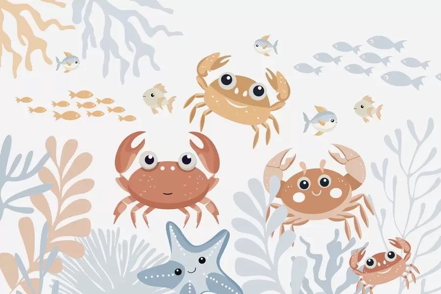 Fototapeta Śliczne kraby w05189