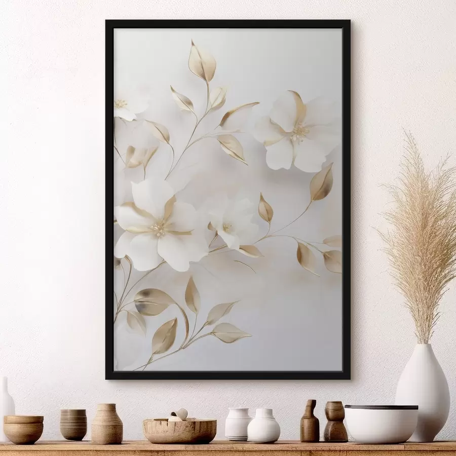 Fototapeta Delikatne gałązki kwiatowe f47642