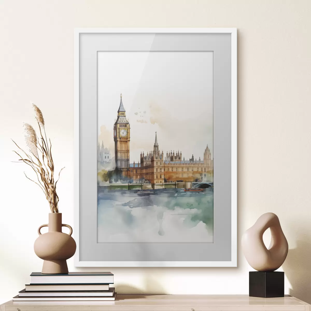 Plakat Krajobraz Londynu f47680
