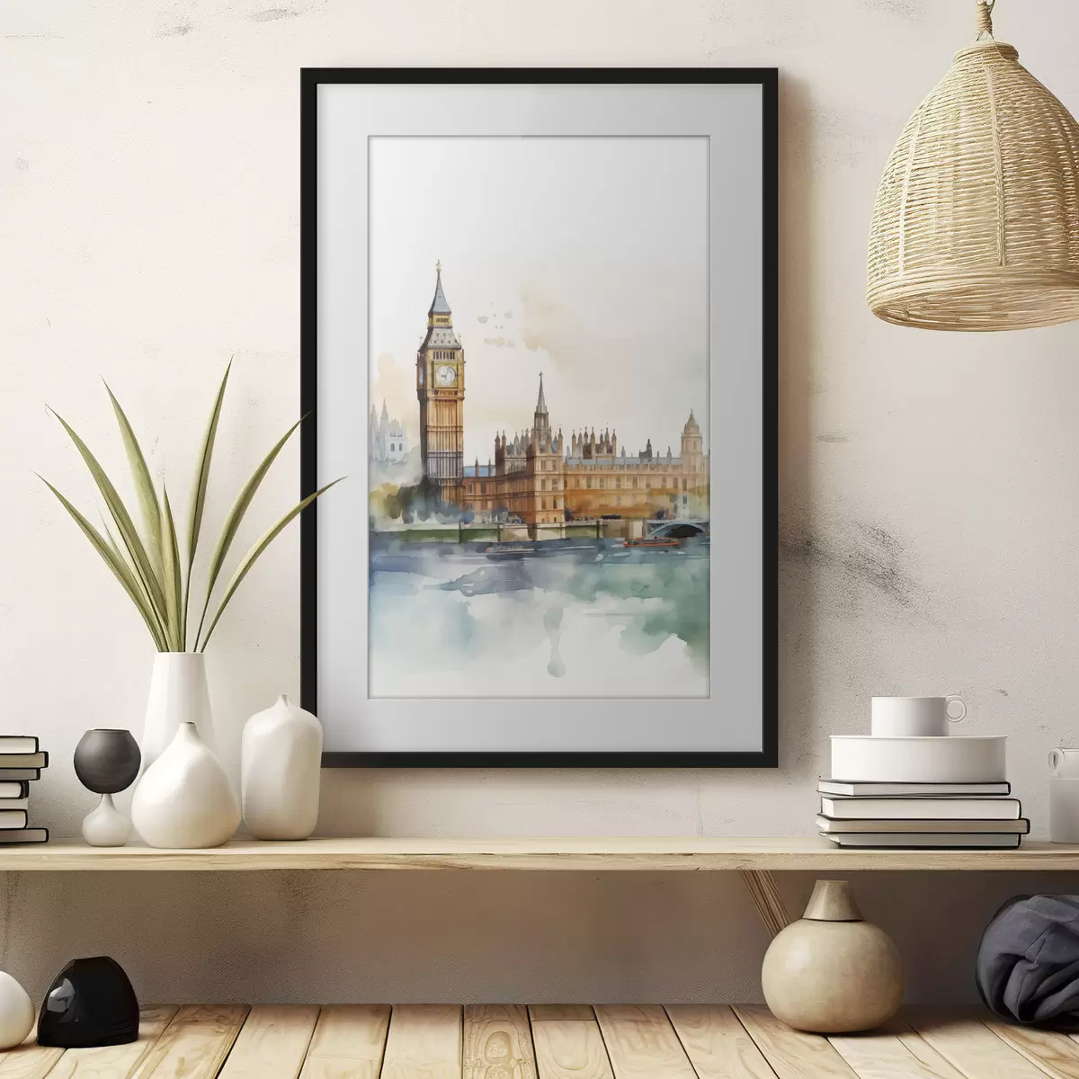 Plakat Krajobraz Londynu f47680
