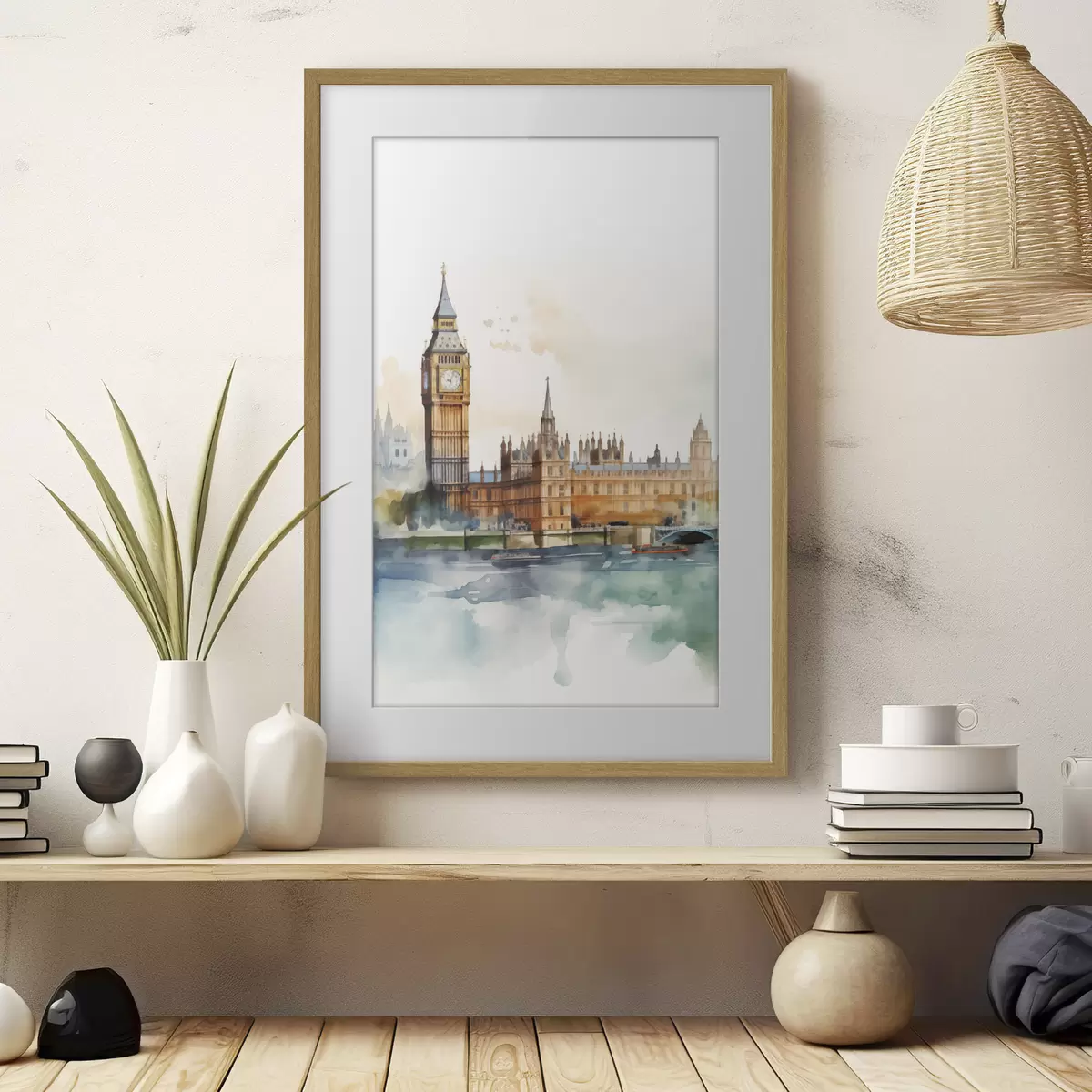 Plakat Krajobraz Londynu f47680